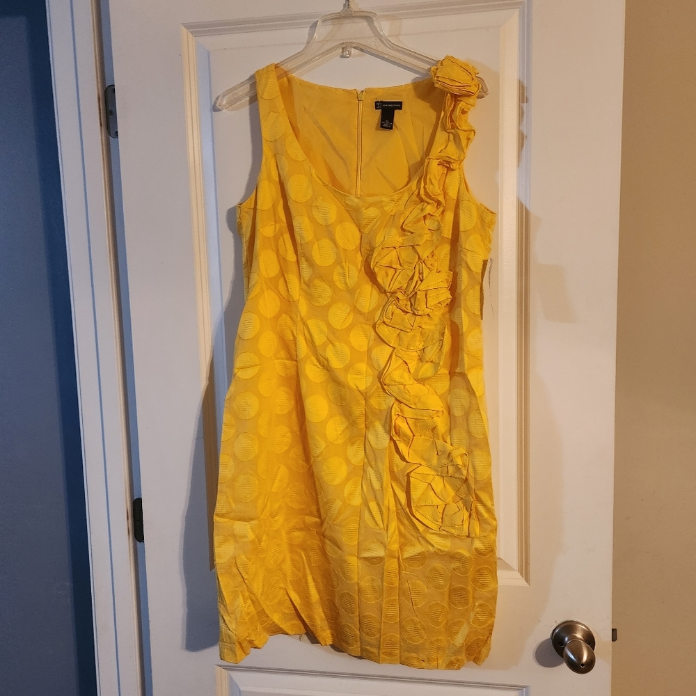 New direction  yellow dress